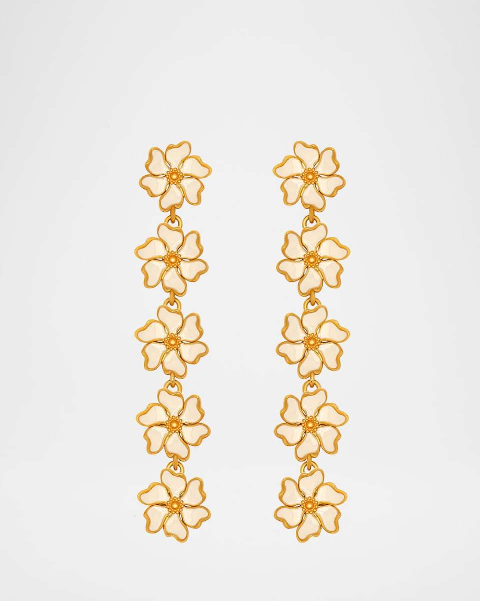 Cherry Blossom 5-Drop Earrings